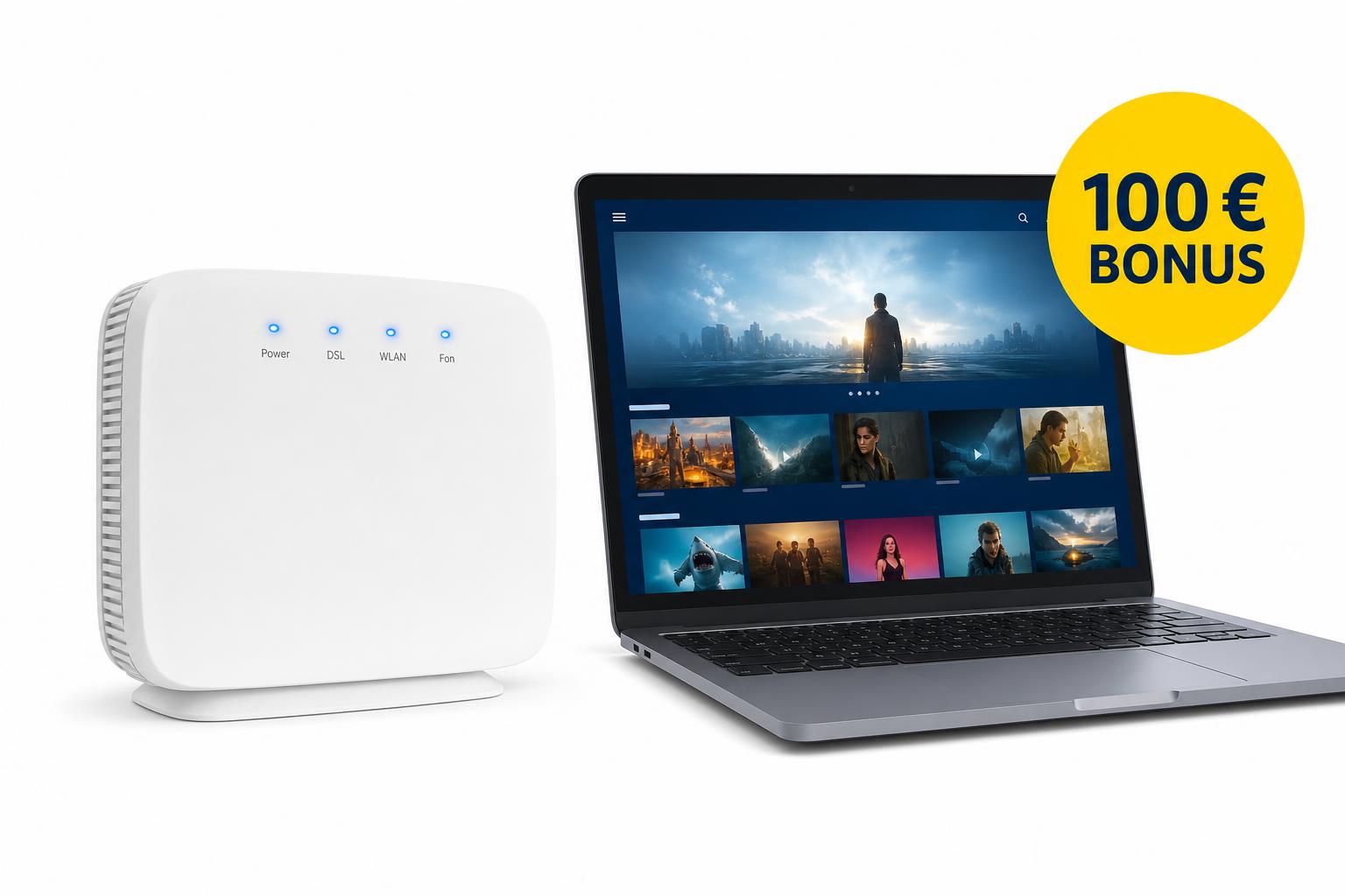 DSL 100 Komfort + WLAN-Router